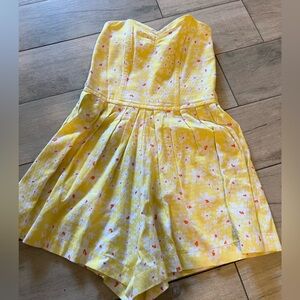 Yellow Floral Girls' Dress - Sunny Daisies